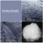 Plush Round Pet Bed – Cozy & Washable