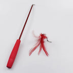 Telescopic Cat Teaser Wand – Interactive Fishing Pole Toy