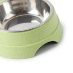 Double Pet Bowls – Stainless Steel Food & Water Feeder for Cats & Dogs