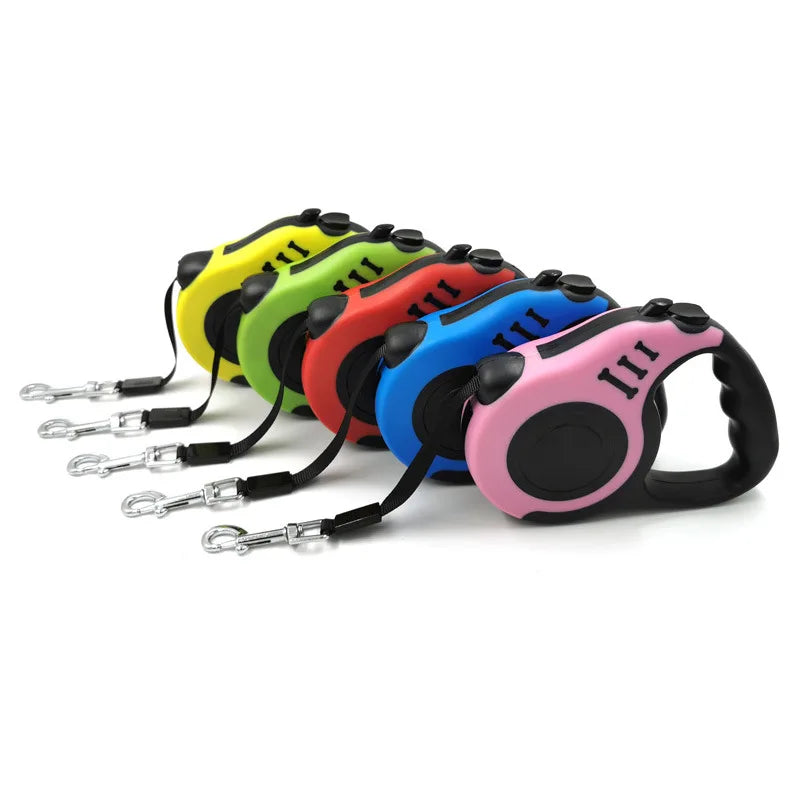 Retractable Dog Leash – 3m/5m Automatic Flexible Pet Lead