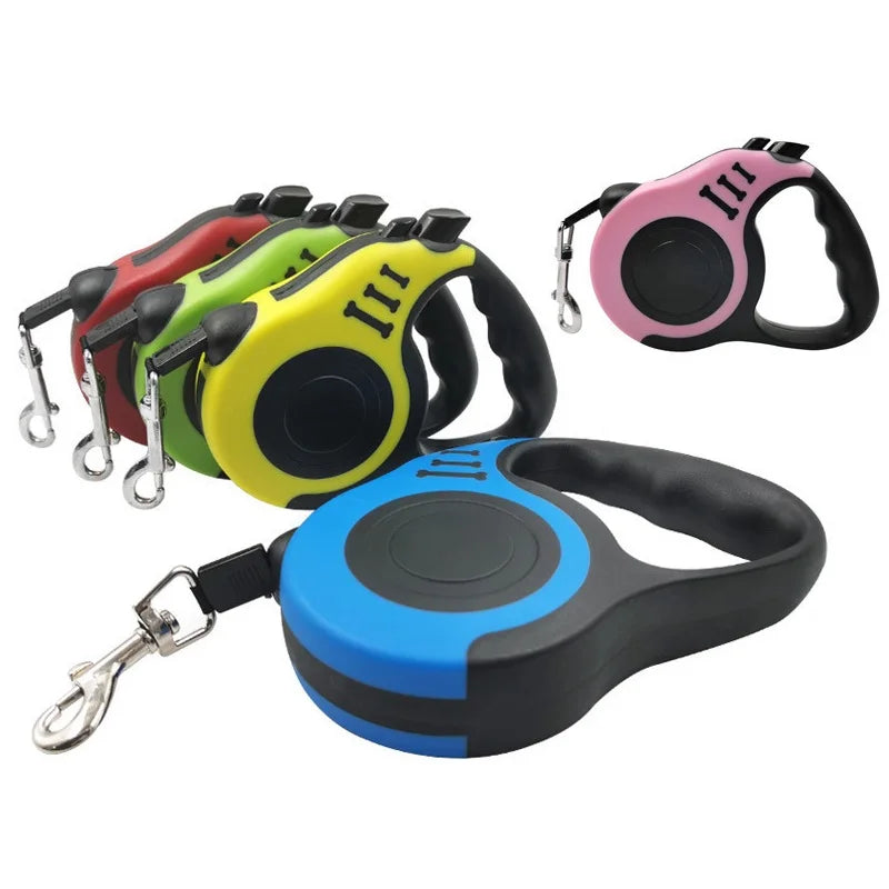 Retractable Dog Leash – 3m/5m Automatic Flexible Pet Lead
