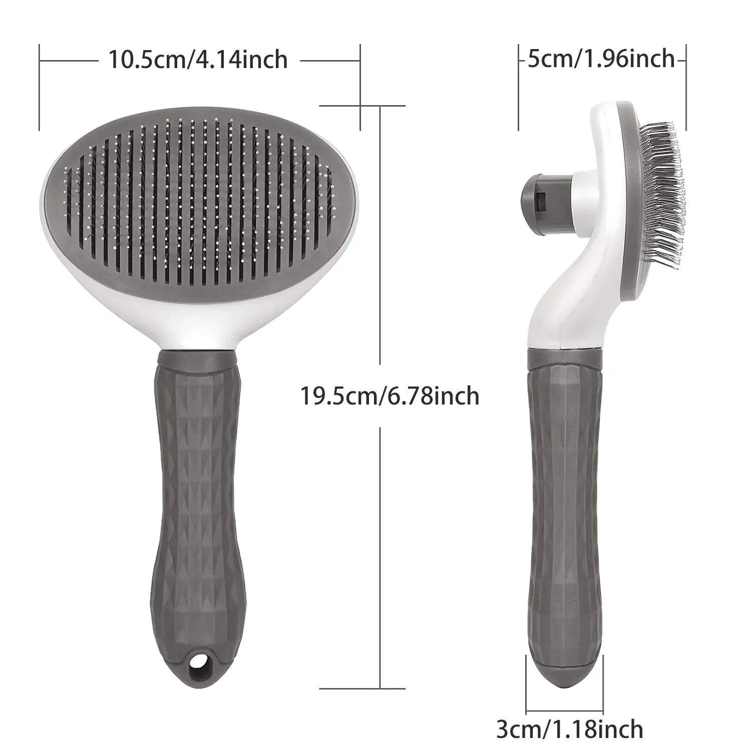 Pet Grooming Brush – Hair Remover Comb for Dogs & Cats