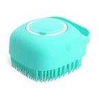Pet Shampoo Brush – 80ml Silicone Grooming & Bathing Scrubber for Cats & Dogs