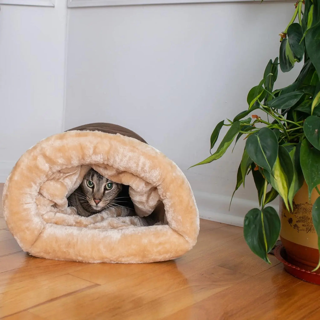 Cozy Cat Sleeping Bag – Warm Semi-Enclosed Nest for Pets