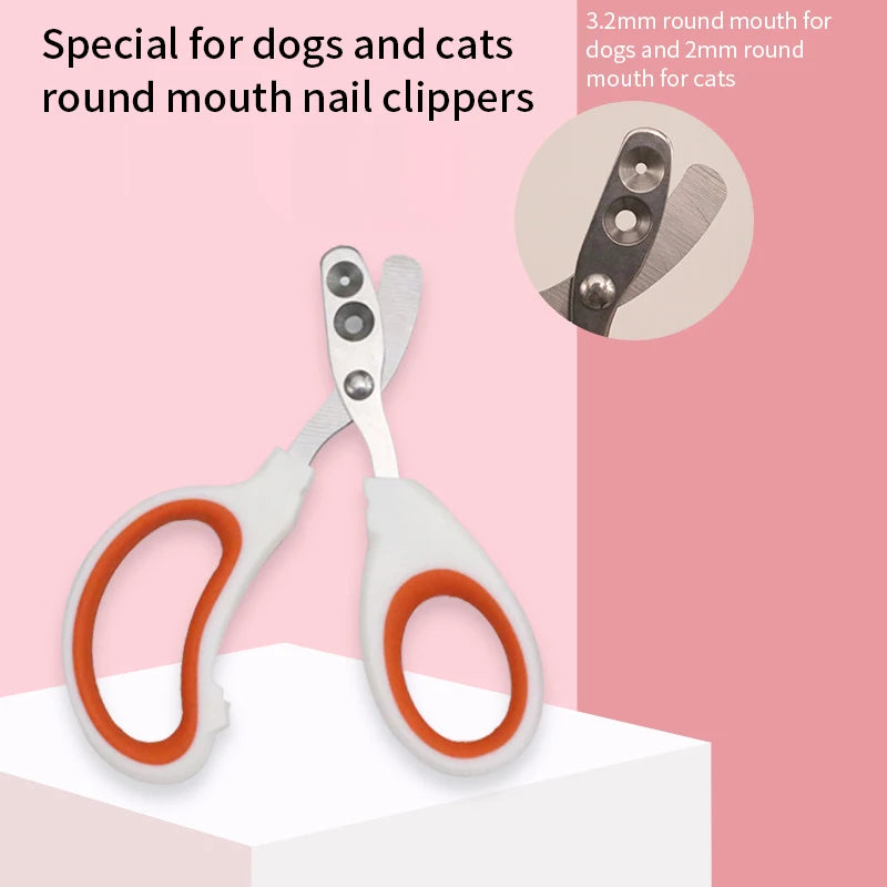 Professional Pet Nail Clippers – Stainless Steel Trimmer for Cats & Small Dogs