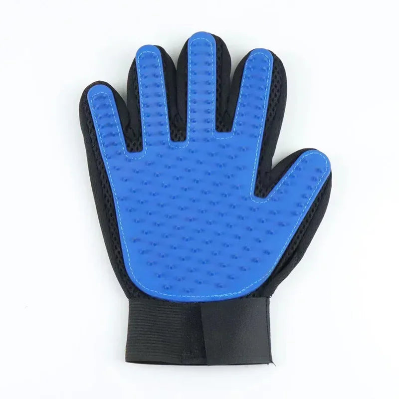 Pet Grooming Glove – Gentle Hair Remover for Dogs & Cats