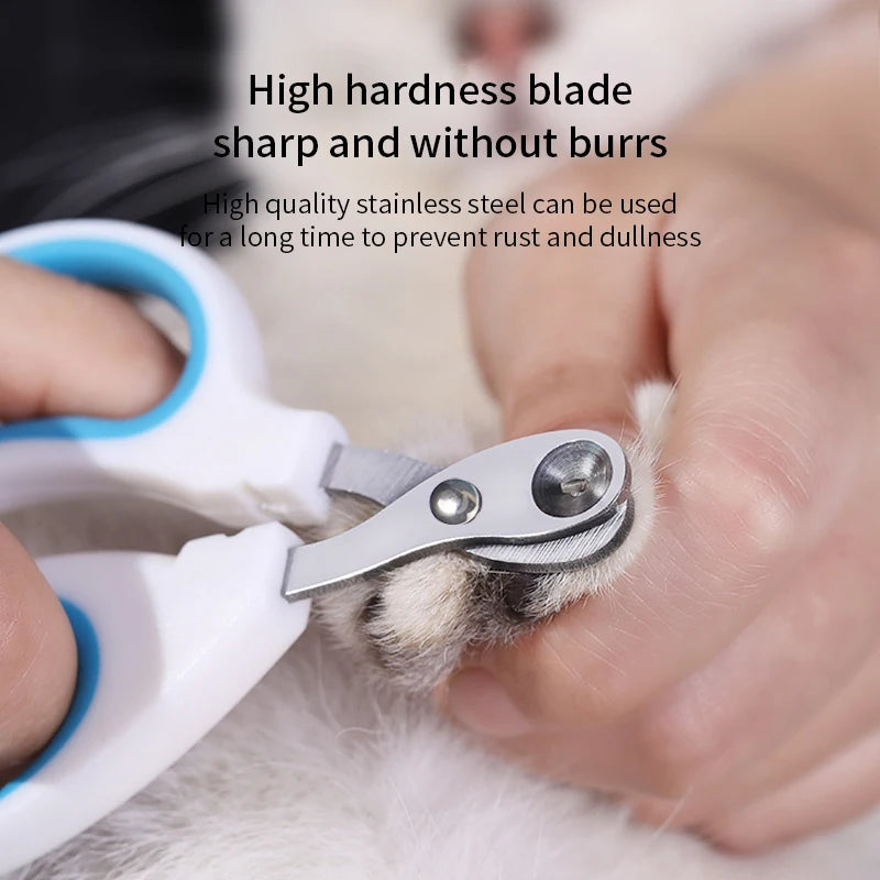 Professional Pet Nail Clippers – Stainless Steel Trimmer for Cats & Small Dogs