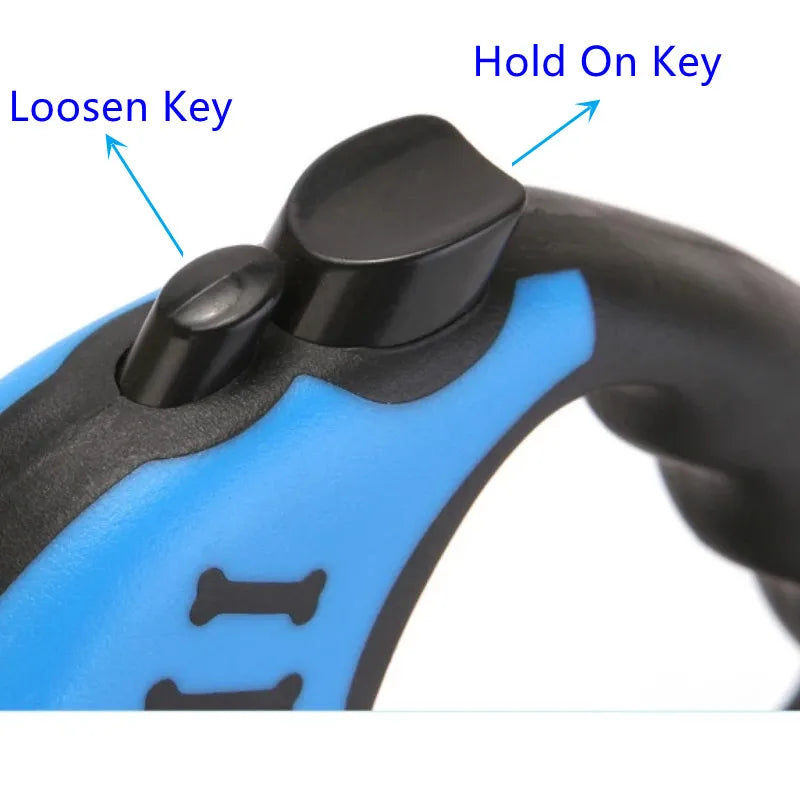 Retractable Dog Leash – 3m/5m Automatic Flexible Pet Lead