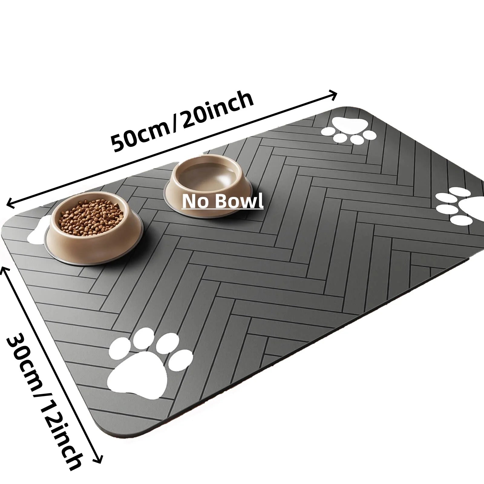 Pet Feeding Mat – Waterproof, Quick-Dry Placemat for Cats & Dogs