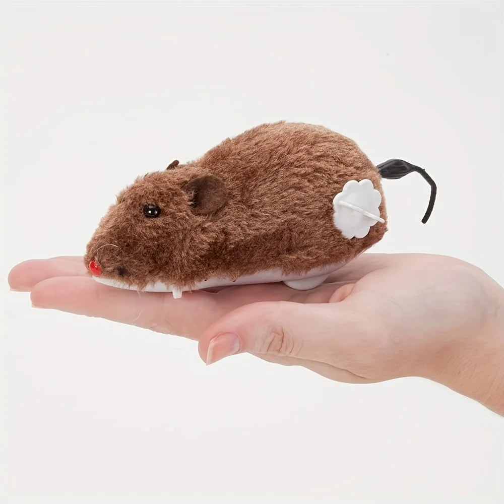 Wind-Up Plush Mouse Toy